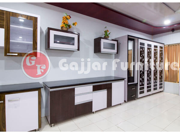 Modular Color Combination PVC Kitchen