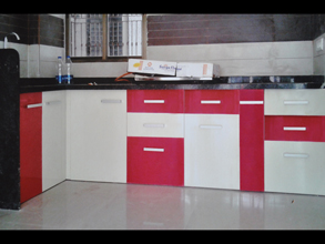 Modular Color Combination PVC Kitchen